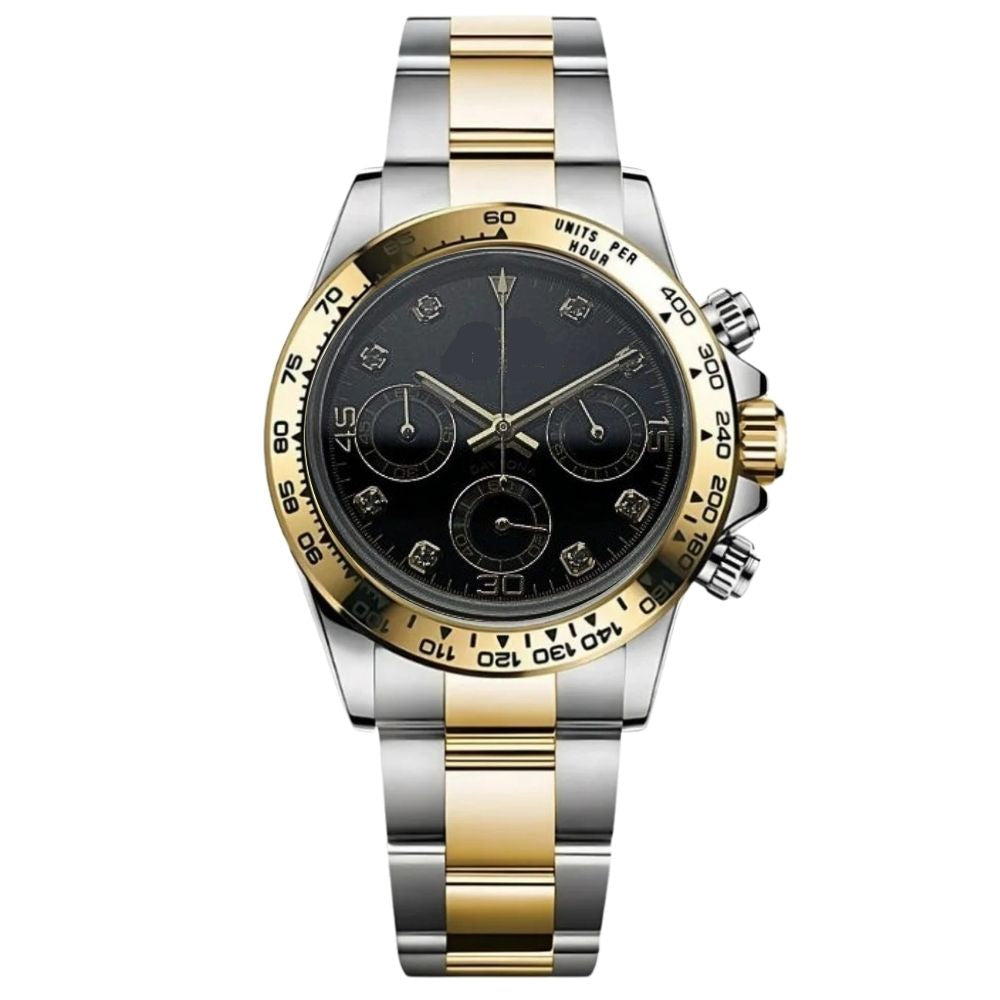 TONA MOD BLACK-  GOLD DIAMOND